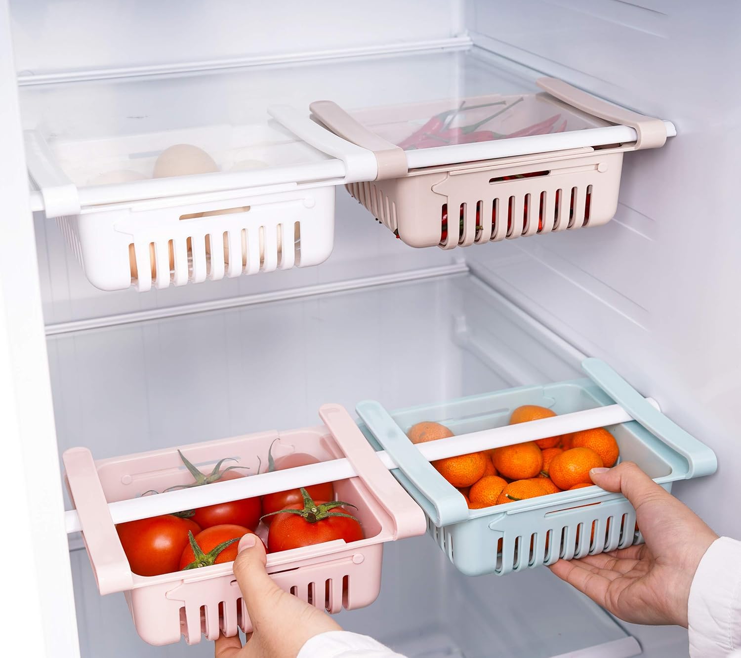 Habilab Pull-Out Refrigerator Storage Box