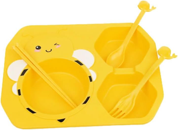 Rana Store Divided Plate Tray Set with Spoon