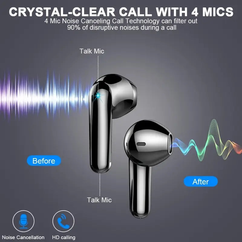 Wireless Headphones Bluetooth 5.3 Headphones