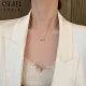 OYJR Kalung Huruf Titanium Anti Karat Letter H Korean Style Cantik Safety Chain Rantai Leher Jewelry