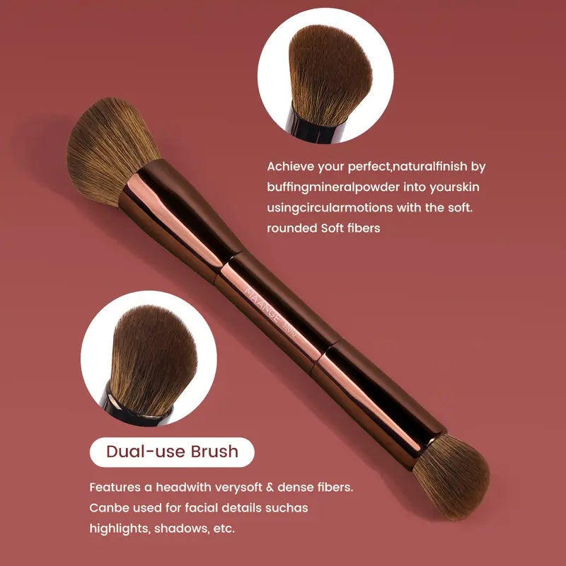 MAANGE 22pcs Aluminum Tube Makeup Brush