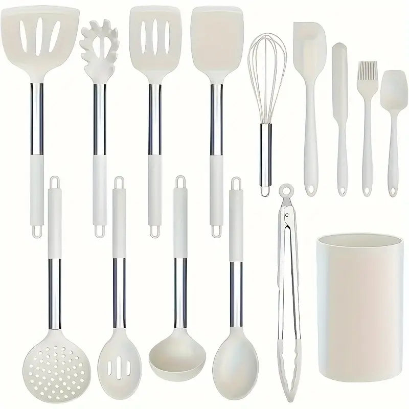 15pcs Premium Silicone Kitchen Utensil Set