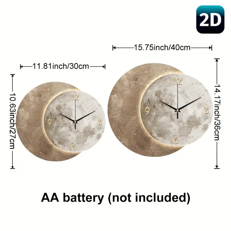 Silent Wooden Clock