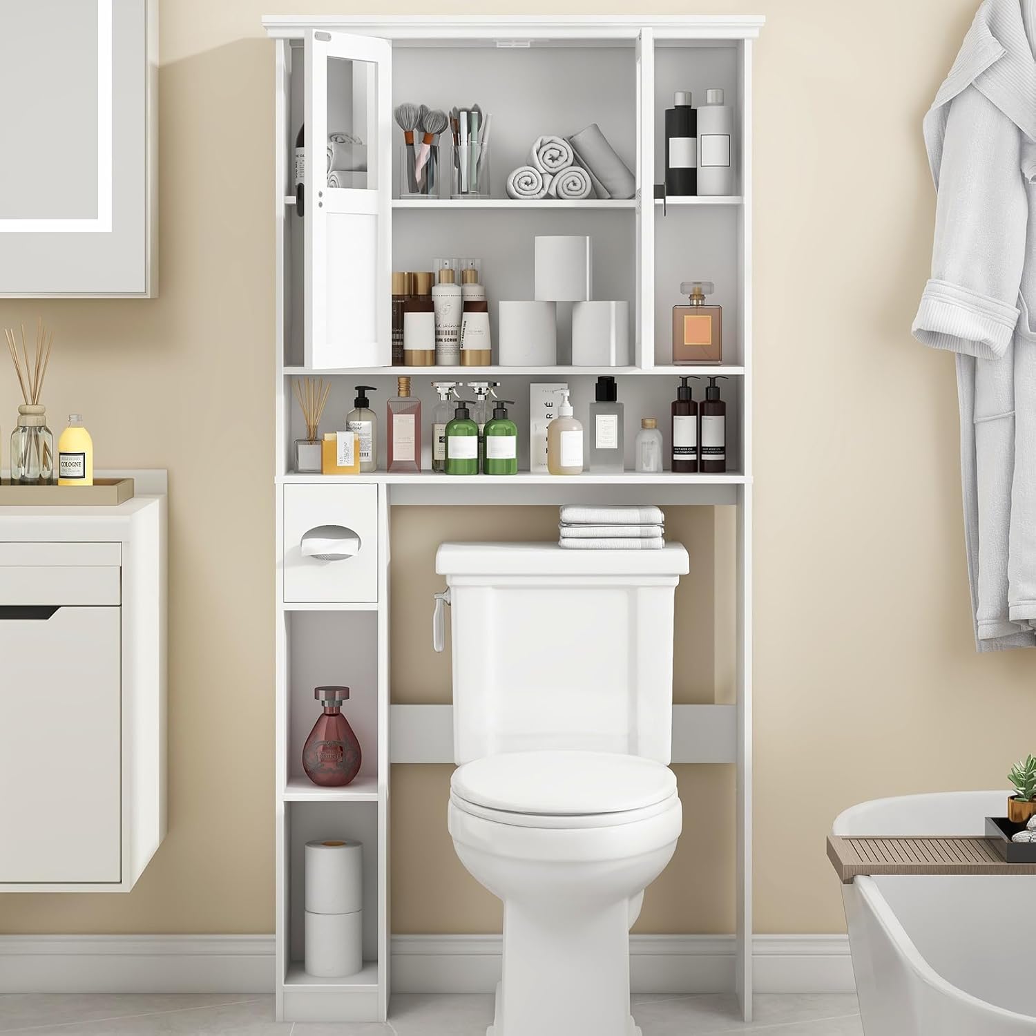 Fabsz Over the Toilet Storage Cabinet