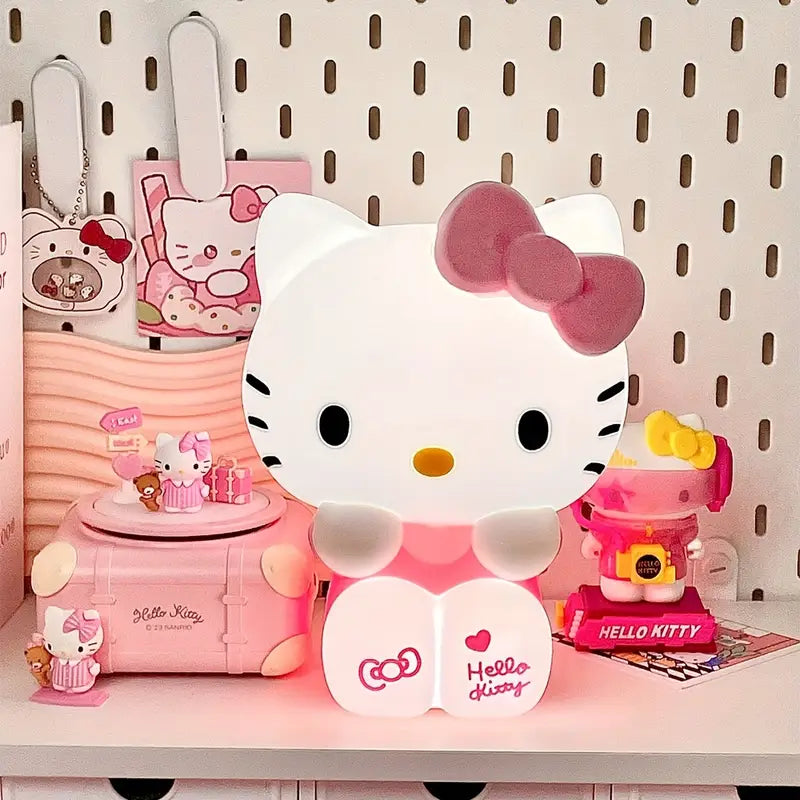 Sanrio Hellokitty Night Light Cute Style Soft Touch Hand Tap