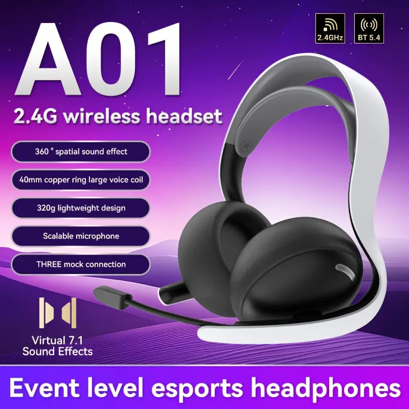 FonkiiDokii 7.1 Surround Sound Gaming Headphones with Noise Isolation