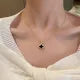 Fashion Four Leaf Clover Pendant Necklaces For Women Simple Temperament Jewelry Zhongweirui