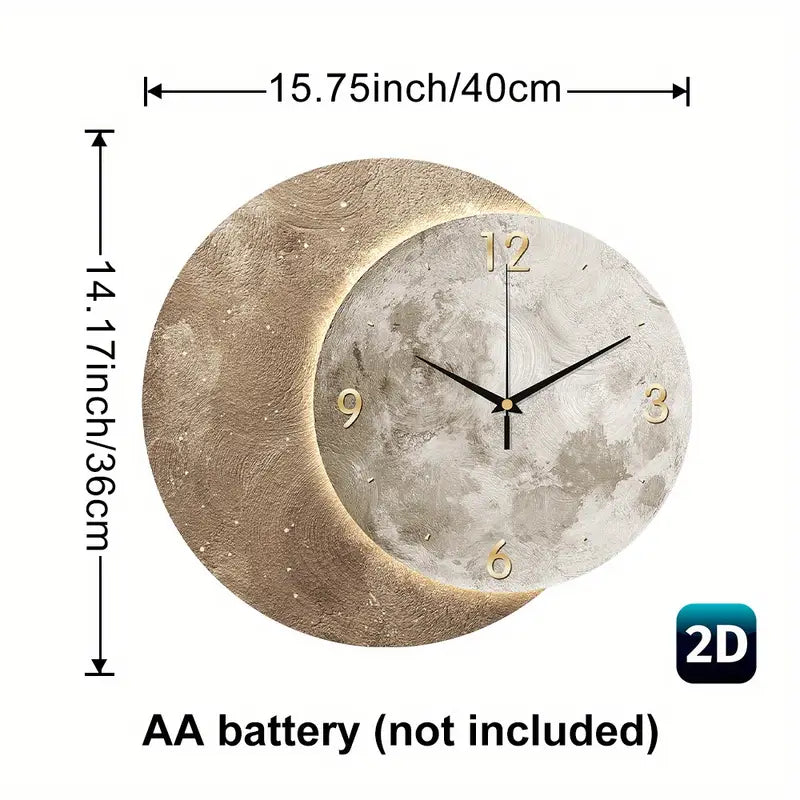 Silent Wooden Clock