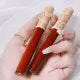 4pcs/set Velvet Matte Lip Gloss Moisturizing Long Lasting Lip Balm Set Dark Tint Waterproof Lip Gloss