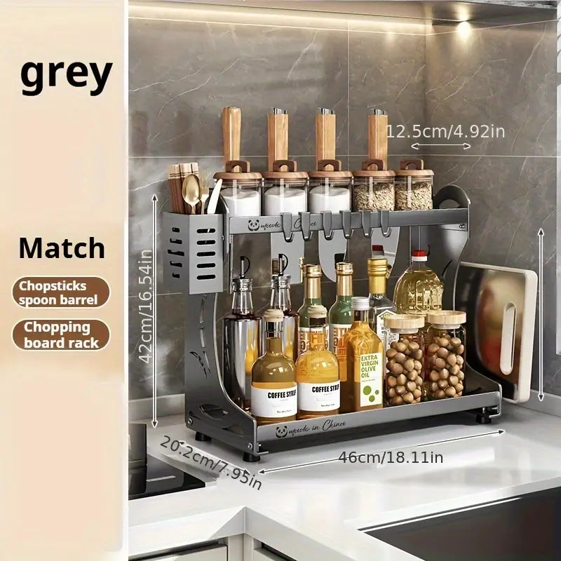 Stainless Steel Kitchen Organizer 2-3 Tier 46cm
