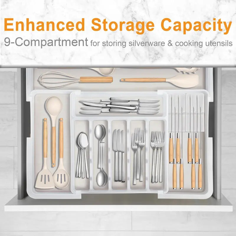 1pc Expandable Silverware Organizer