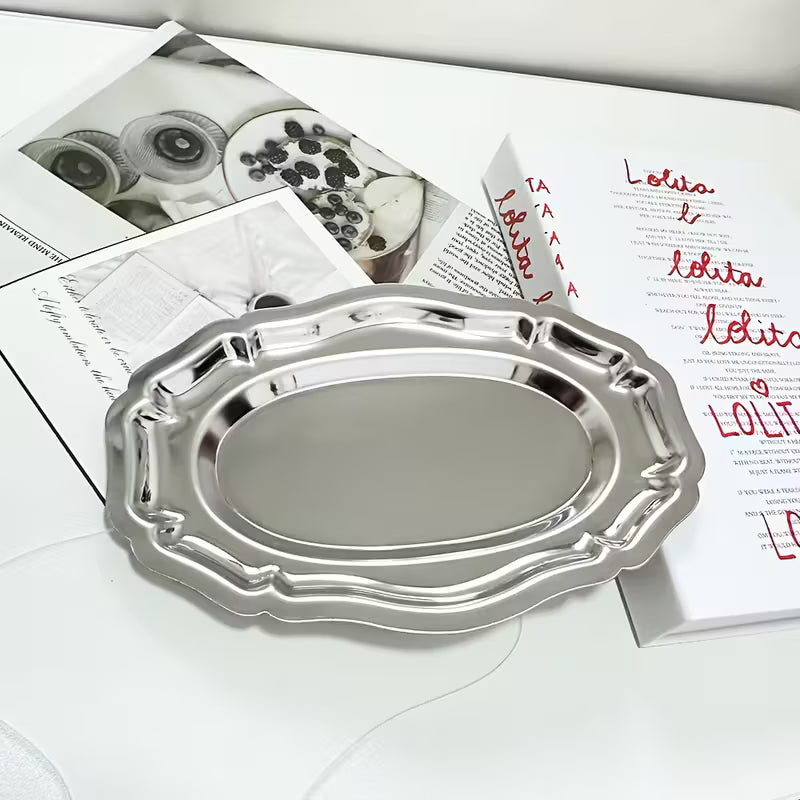 Stainless Steel Dinner Plates