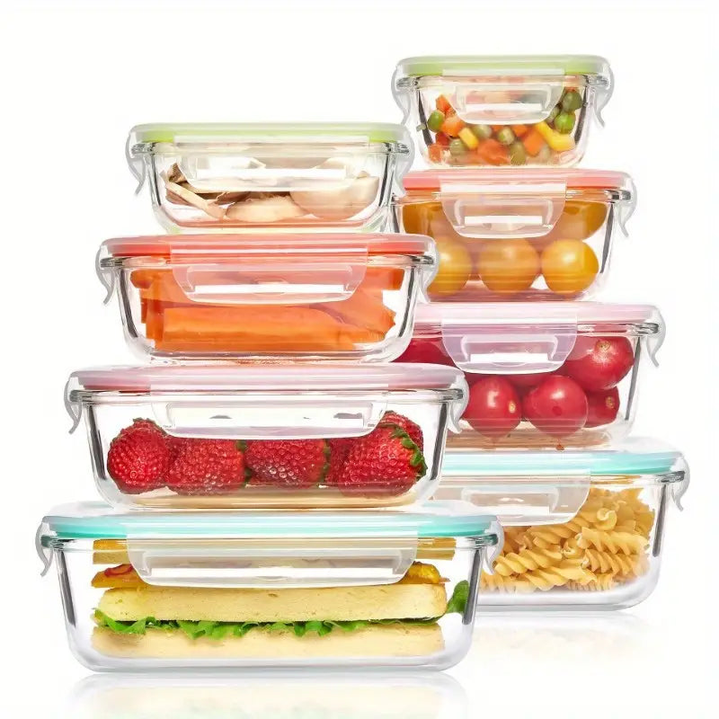 16pcs Glass Bowls Set