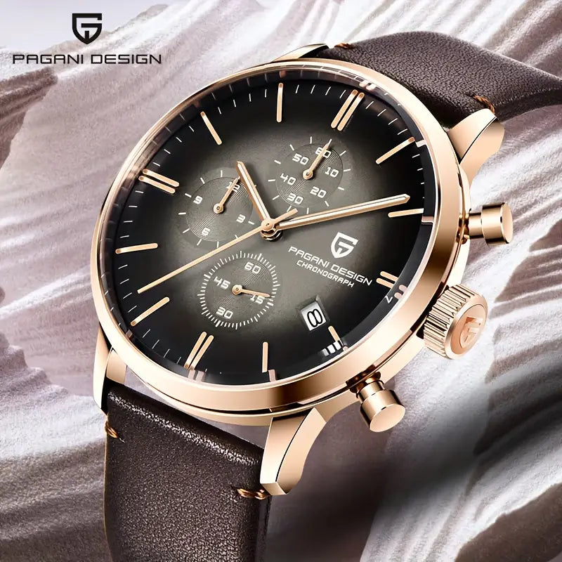 PAGANI DESIGN Men's Luxury Chronograph Quartz Watch