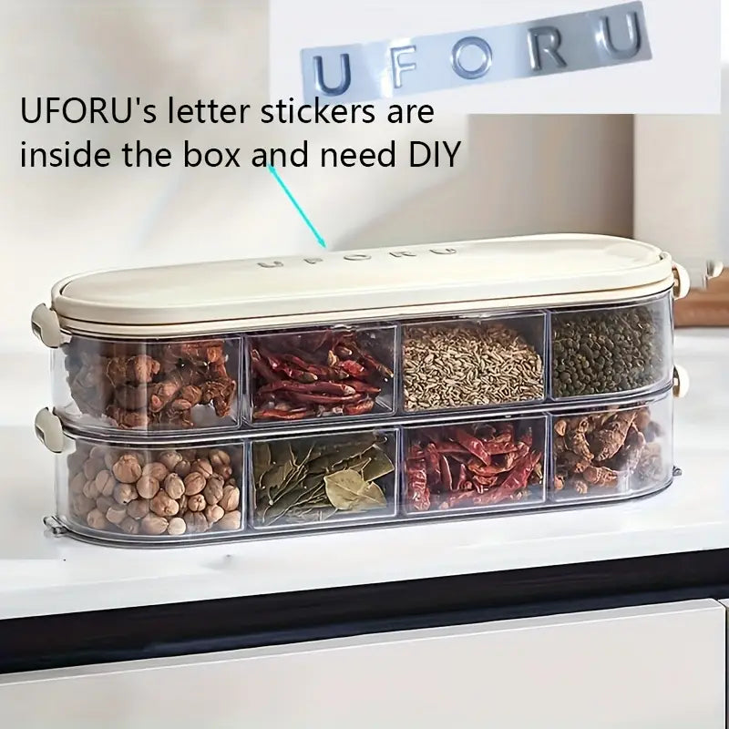 1/2/3 Layer Spice Container Box
