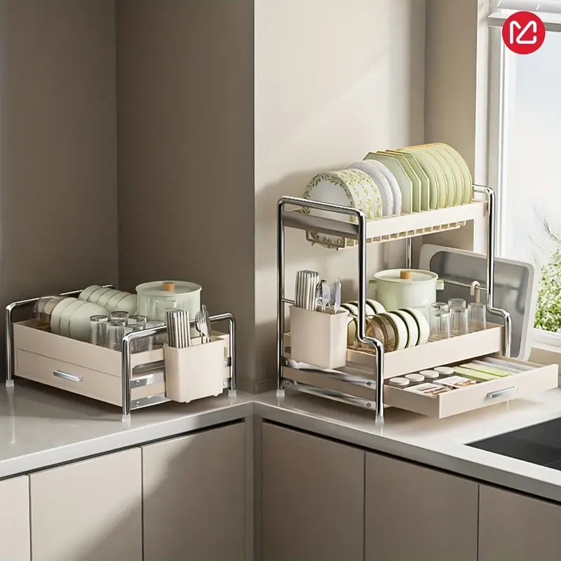 Multi-Functional Dish Rack for The Kitchen