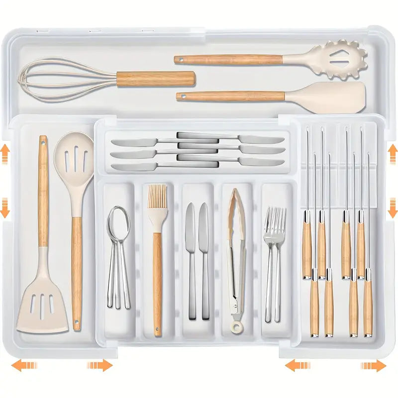 1pc Expandable Silverware Organizer