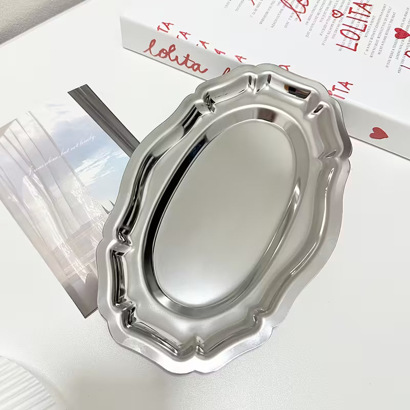 Stainless Steel Dinner Plates