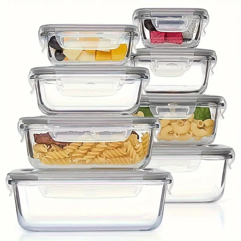 16pcs Glass Bowls Set