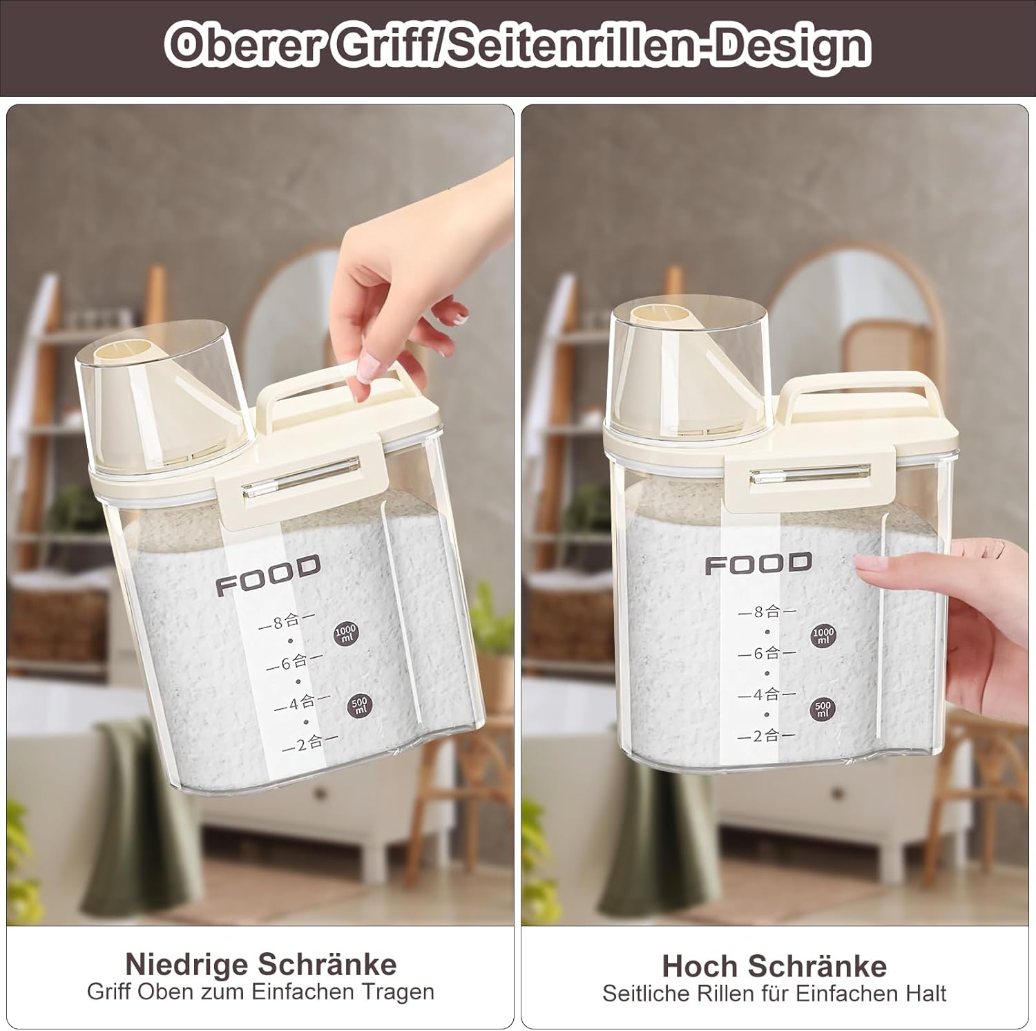Airtight Detergent Dispenser, Powder Detergent Dispenser