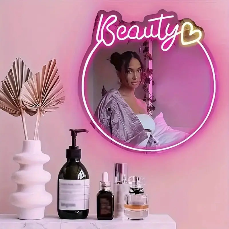 Personalized Stunning Neon Mirror