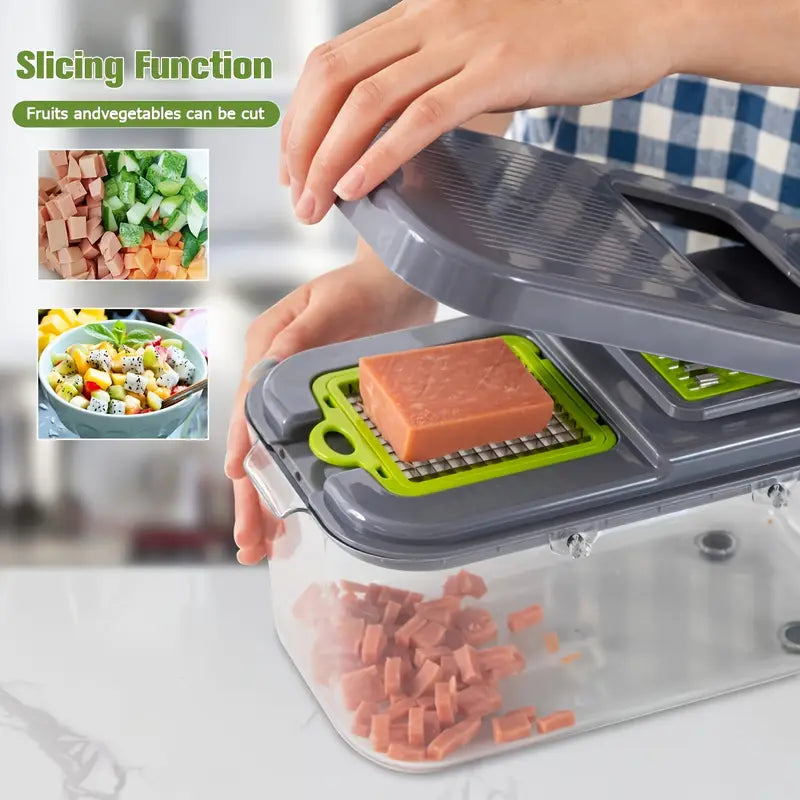 22pcs Upgraded Fruit and Vegetable Slicer Set