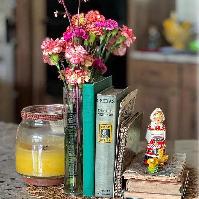 Unique Acrylic Book-Shaped Vase for Home Decor
