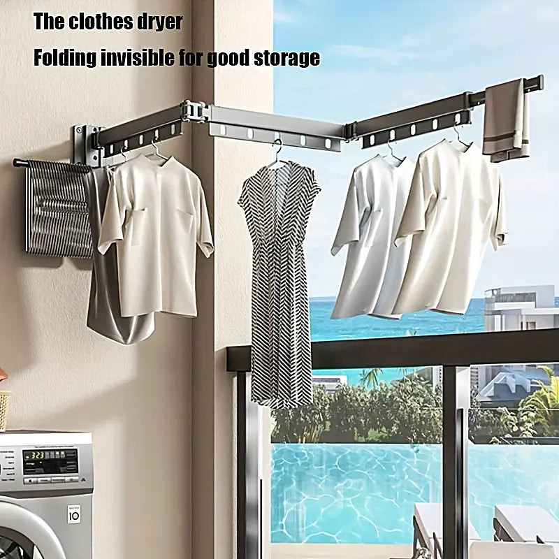 Wall Mounted Clothes Drying Rack