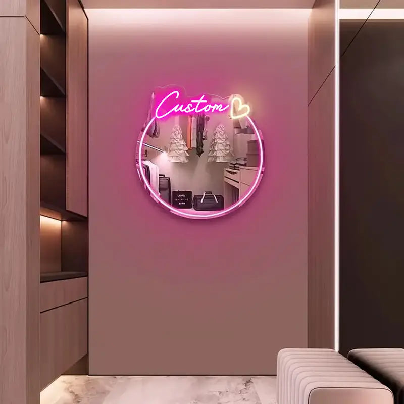 Personalized Stunning Neon Mirror