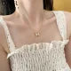 OYJR Kalung Huruf Titanium Anti Karat Letter H Korean Style Cantik Safety Chain Rantai Leher Jewelry