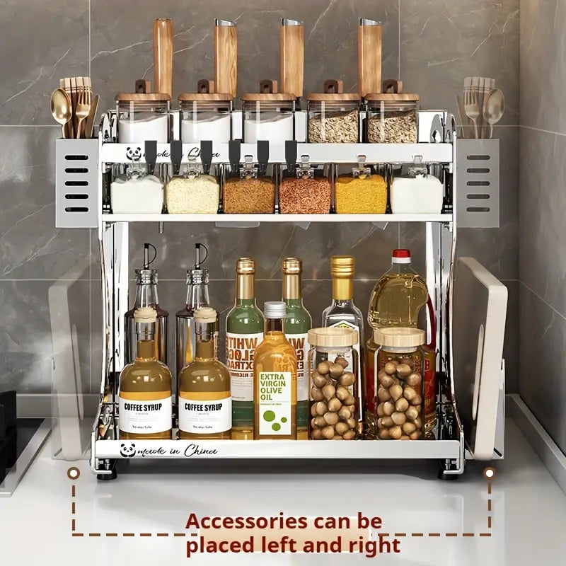 Stainless Steel Kitchen Organizer 2-3 Tier 46cm