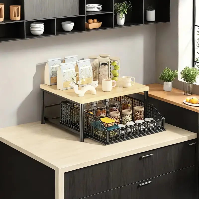Coffee Capsule Storage Rack with Drawers - Suitable for Coffee Machines