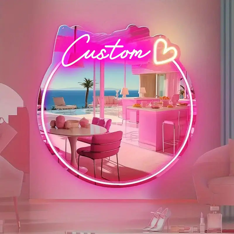 Personalized Stunning Neon Mirror