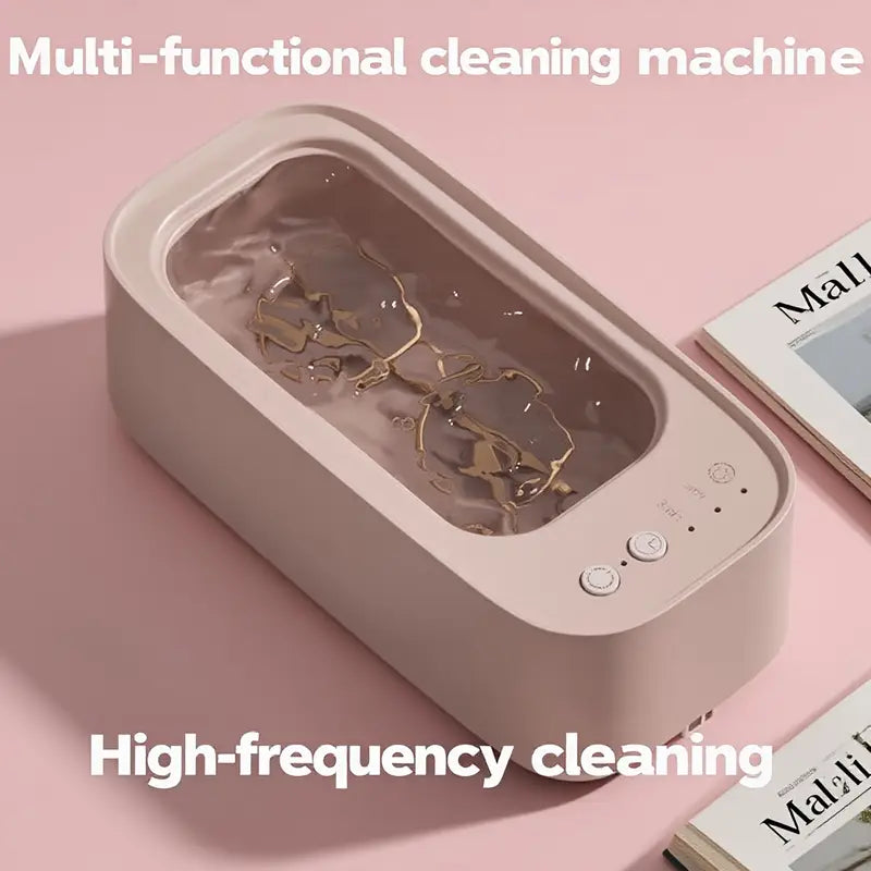 USB Rechargeable Glasses Cleaner with High-Frequency Vibration