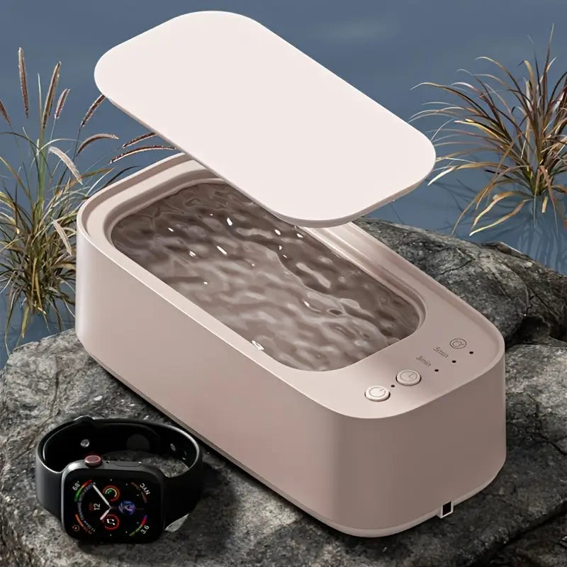 USB Rechargeable Glasses Cleaner with High-Frequency Vibration