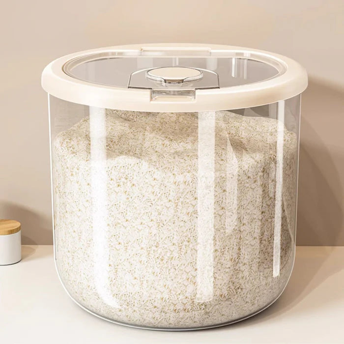 HOMERO Multi-Purpose Airtight Flip Lid Grain Organizer with Insect Repellent Box