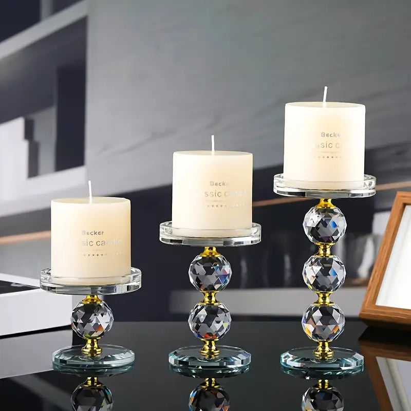 3pcs/set Crystal Candle