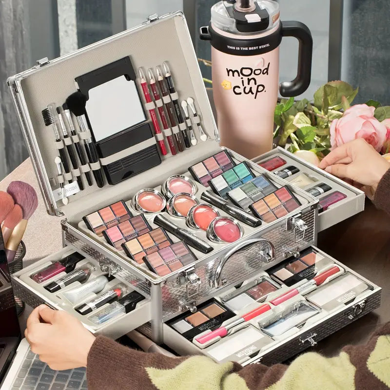 Silvery Multi-Function Makeup Set-48 Colors