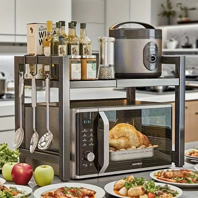 Expandable Microwave Rack