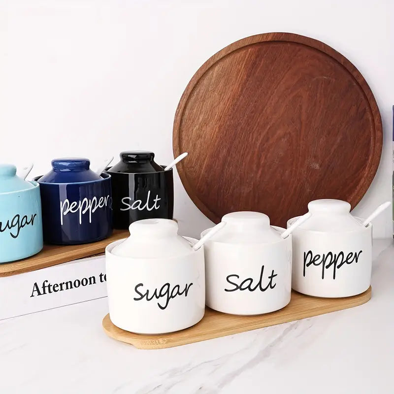 3pcs, Ceramic Sugar Bowl