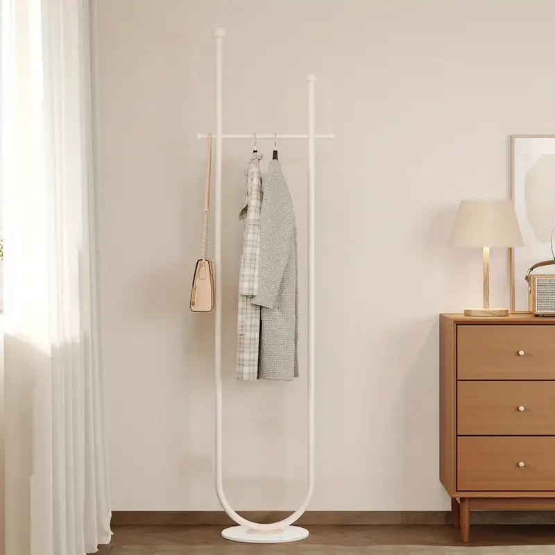 Luxury Golden Metal Freestanding Clothing Rack