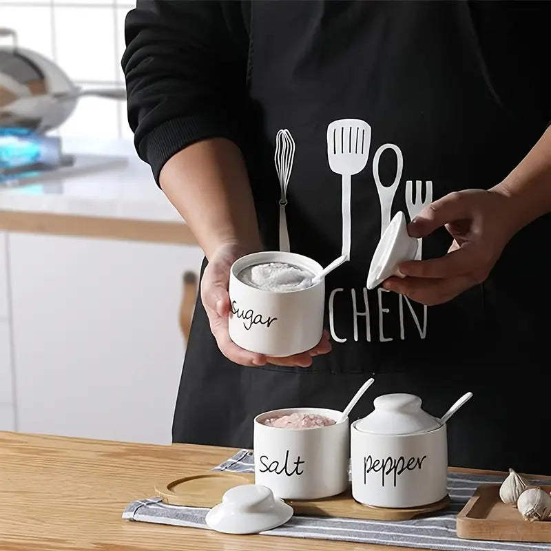 3pcs, Ceramic Sugar Bowl