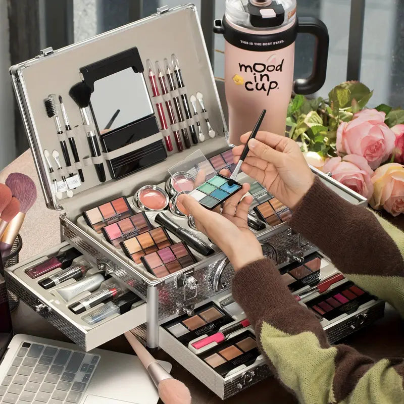 Silvery Multi-Function Makeup Set-48 Colors