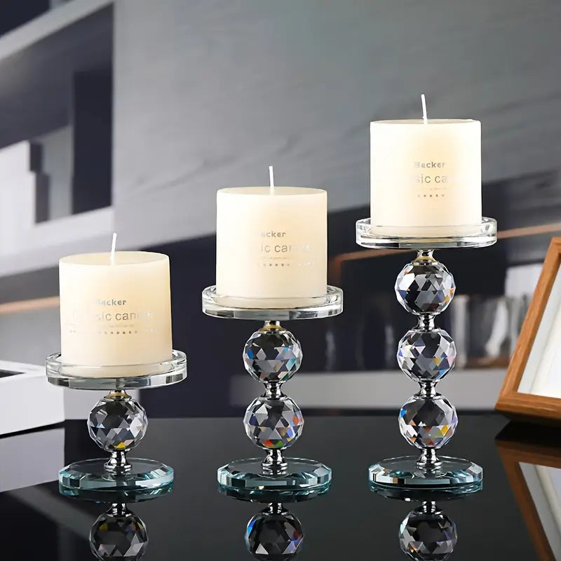 3pcs/set Crystal Candle