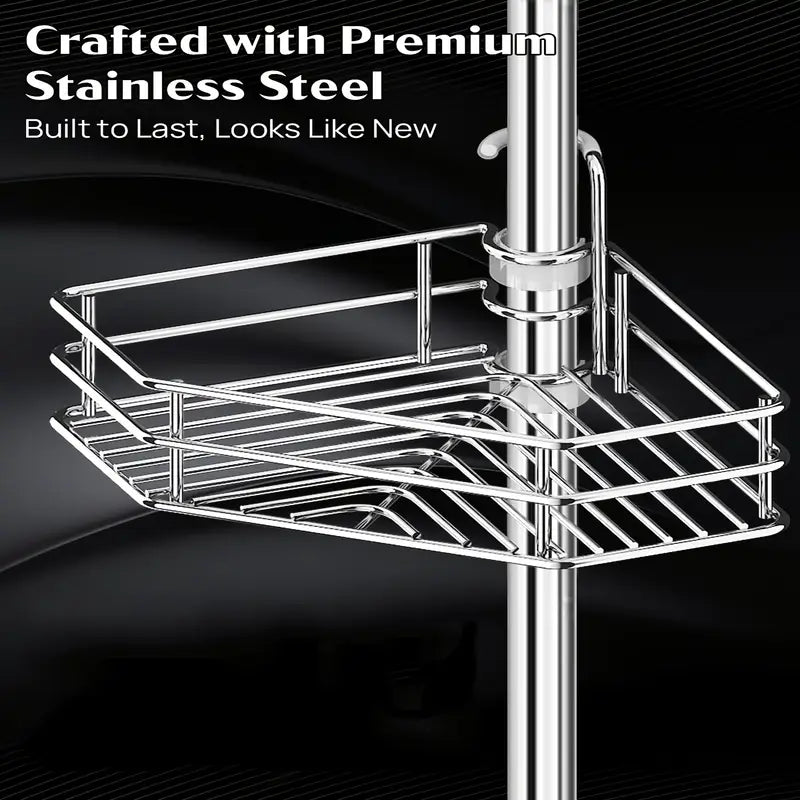 Corner Shower Caddy Tension Pole