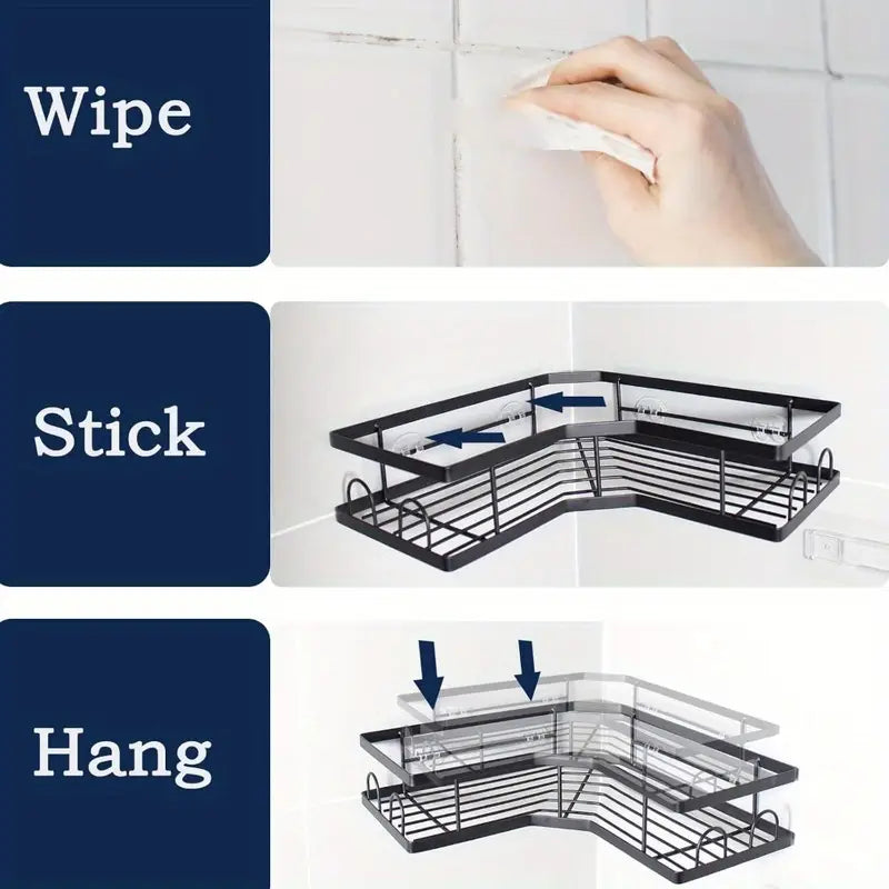 2-Pack Stainless Steel Shower Caddy