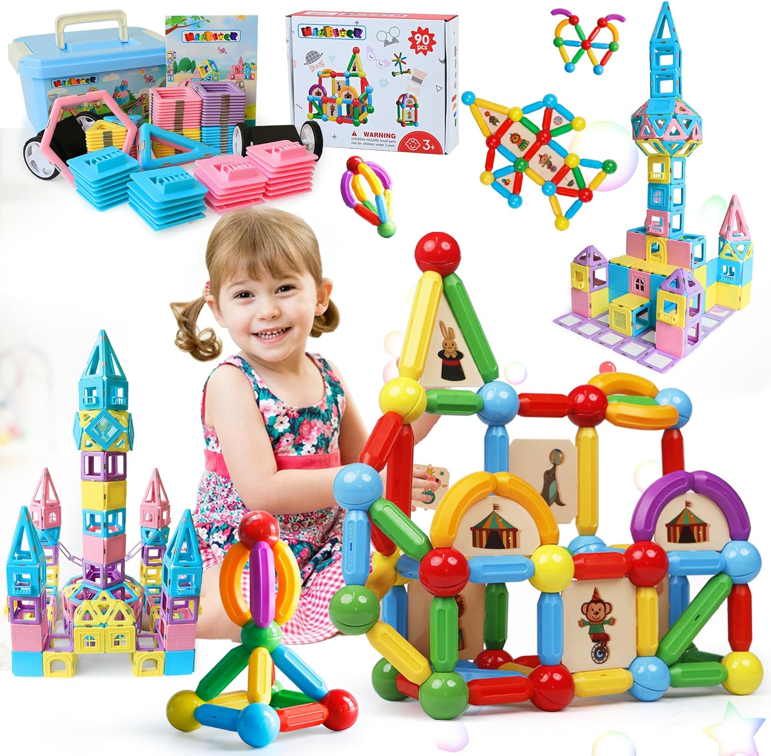 MAGBLOCK Magnetic Building Blocks Set