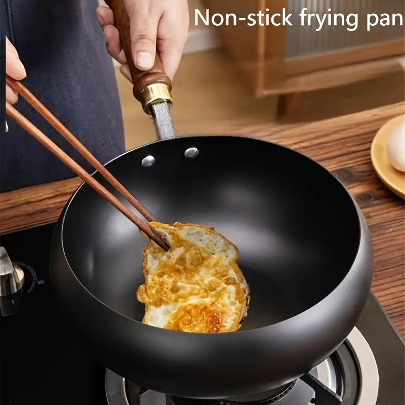 Cast Iron Skillet with Lid - Handmade Traditional Design,