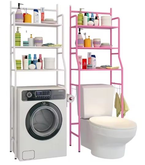 Floor-standing bathroom shelves, bathroom toilet storage accessory organizer without drilling, kitchen fixtures