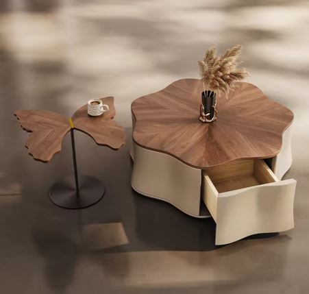 Creative Butterfly Element Center Table Modern Classic